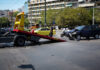Σύγκρουση Ι.Χ με ασθενοφόρο στο κέντρο της Αθήνας