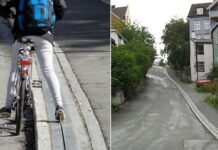 Στη Νορβηγία υπάρχει κυλιόμενος διάδρομος μεταφοράς ποδηλάτου στις ανηφόρες