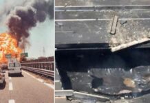 Καραμπόλα με εκρήξεις κοντά στο αεροδρόμιο της Μπολόνια. Ένας νεκρός, δεκάδες τραυματίες – Κατέρρευσε γέφυρα – video