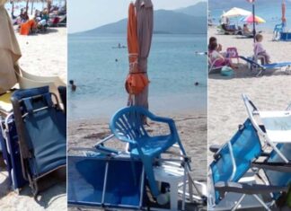 Tο φαινόμενο της παρκαρισμένης ομπρέλας στις παραλίες