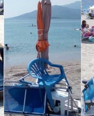 Tο φαινόμενο της παρκαρισμένης ομπρέλας στις παραλίες