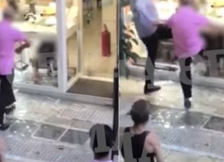 Βίντεο – σοκ από την απόπειρα ληστείας στην Ομόνοια με νεκρό τον δράστη