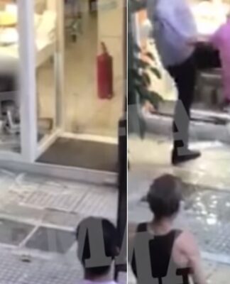 Βίντεο – σοκ από την απόπειρα ληστείας στην Ομόνοια με νεκρό τον δράστη