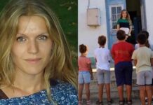 Δασκάλα που πάει κάθε πρωί στην Τέλενδο με βαρκούλα