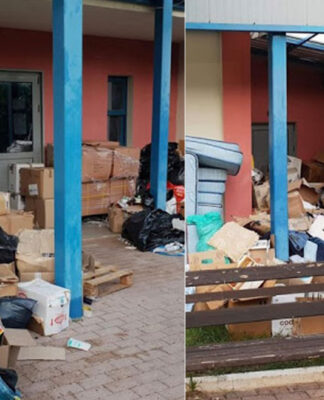 Δείτε πώς παράτησε ο Ψινάκης τις προμήθειες για τους πυρόπληκτους