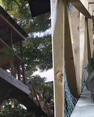 Μπαμπάς έφτιαξε δεντρόσπιτο για τις γάτες του για να είναι πάντα ασφαλείς