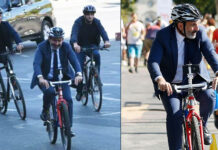 Ο Πρωθυπουργός της Αρμενίας πηγαίνει στη δουλειά με το ποδήλατο