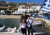 Νάξος: Οι δύο και μοναδικοί μαθητές που κράτησαν ψηλά τη γαλανόλευκη σημαία στην παρέλαση