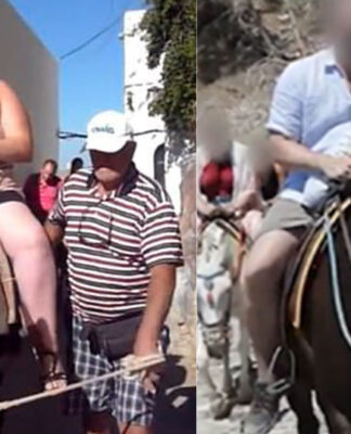 Η Ελλάδα απαγορεύει σε υπέρβαρους τουρίστες να καβαλάνε γαϊδούρια