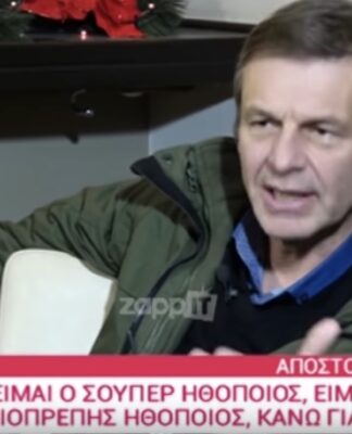 Γκλέτσος: «Δεν είμαι ο σούπερ ηθοποιός αλλά είμαι ο καλύτερος δήμαρχος»
