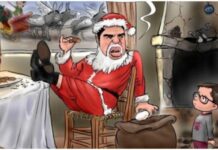 Σκίτσο! Ο «Άγιος Βασίλης» δεν φέρνει παιχνίδια.. γιατί θα τα «χαλάγατε»