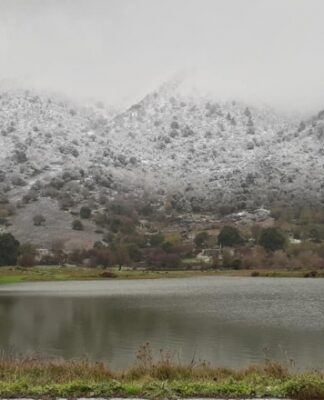 Πανέμορφες εικόνες από τη χιονισμένη Κρήτη