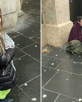 Κορίτσι 6 ετών γύρισε τους δρόμους και μοίρασε φαγητό και δώρα στους άστεγους της περιοχής της για τα Χριστούγεννα