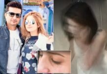Mουσουλμάνα ρίχνει μπουνιά στο πρόσωπό της για να ενοχοποιήσει τον άντρα της για ξυλοδαρμό