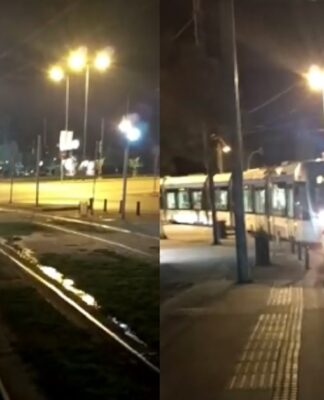 Ελλάδα 2018: Οδηγός άφησε το αυτοκίνητό του στις ράγες του τραμ για να πάει στο περίπτερο