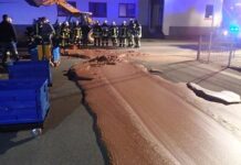 Ένας τόνος λιωμένης σοκολάτας χύθηκε έξω από εργοστάσιο σοκολάτας στην Γερμανία
