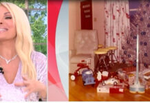 Μενεγάκη: Οι φωτο με το χριστουγεννιάτικο δέντρο όταν ήταν παιδί και η συγκινητική περιγραφή της!