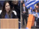 Η αδερφή του Κατσίφα στο συλλαλητήριο: «Ο Κωνσταντίνος θυσιάστηκε για τη Μακεδονία»