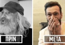 Άστεγος βάζει τα κλάματα όταν τον κουρεύει δωρεάν κουρέας και τον κάνει αγνώριστο
