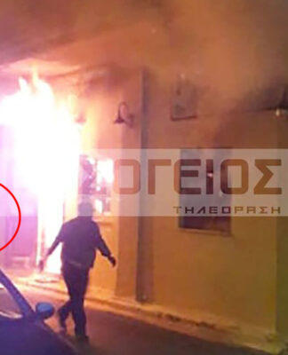 Καλαμάτα: Φωτογραφία ντοκουμέντο από τη στιγμή της ανάφλεξης