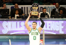 All Star Game: Φοβερός Τέιτουμ. Πήρε τον διαγωνισμό επιδεξιοτήτων με τρίποντο από το κέντρο – video