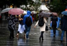 Καιρός σήμερα: Κακοκαιρία με βροχές, καταιγίδες και χιόνια – Στα λευκά η Πάρνηθα.