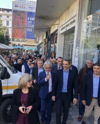 Ο Κυριάκος Μητσοτάκης στον Πειραιά (ΦΩΤΟ + ΒΙΝΤΕΟ)