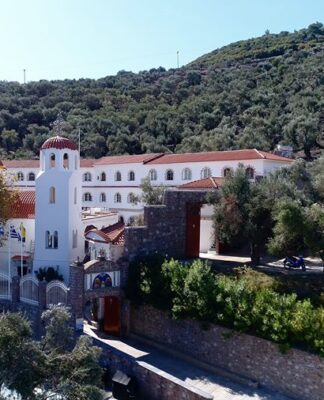 Μυτιλήνη: Το λαμπρό μοναστήρι των Αγίων Ραφαήλ, Νικόλαο και Ειρήνη (ΦΩΤΟ)