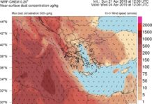 Καιρός: Η επέλαση της σκόνης – Ο ήλιος αγνοείται