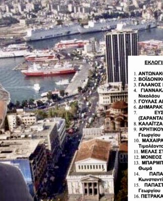 Υποψήφιοι Πατούλη στον Πειραιά – Δείτε ποιος είναι στο Νούμερο 7 του “Ολυμπιακού”