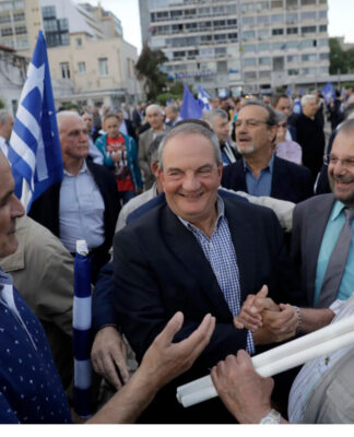 Αποθέωσαν τον Κώστα Καραμανλή στη Θεσσαλονίκη.