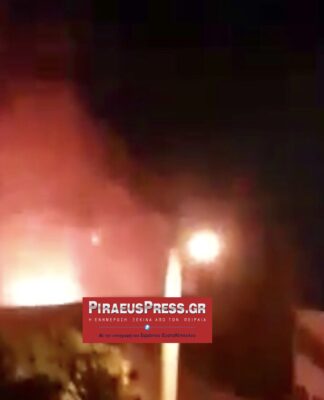 ΦΩΤΙΑ στο Γ’ ΝΕΚΡΟΤΑΦΕΙΟ – Δείτε τα πρώτα ΒΙΝΤΕΟ