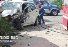 Εικόνες σοκ από τροχαίο στο Άργος – Μια σοβαρά τραυματίας