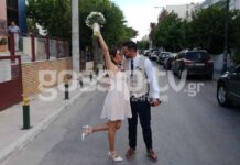 Γάμος Χατζίδου: Οι πρώτες εικόνες από το γάμο της στο Δημαρχείο (exclusive photos+video)