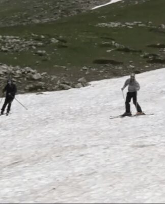 Καρπενήσι: Στο χιονοδρομικό κάνουν ακόμα σκι. – video