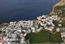 Φολέγανδρος: Η «βασίλισσα» της άγονης γραμμής από ψηλά – video