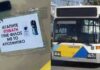 Το αυτοκόλλητο μέσα σε λεωφορείο της Αθήνας ενόψει καλοκαιριού