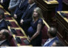 Βουλή: Η εγκυμονούσα βουλευτής Άννα Ευθυμίου που τράβηξε τα βλέμματα