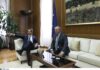 Τα είπαν στη Βουλή Μητσοτάκης – Καραμανλής