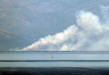 Φωτιά στη Θάσο: Έβλεπαν τον καπνό από την Καβάλα