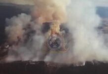 Εκτός ελέγχου η μεγάλη φωτιά στην Τανάγρα – Γιγάντια επιχείρηση της Πυροσβεστικής.