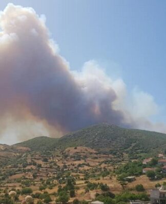 Μανίκια Ευβοίας: Κόλαση. Επεκτείνεται η φωτιά – Τεράστια δύναμη της Πυροσβεστικής