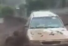 Αλεξανδρούπολη: Πανικός και 10 τραυματίες – Η στιγμή που ορμητικοί χείμαρροι παρασύρουν τα πάντα – video