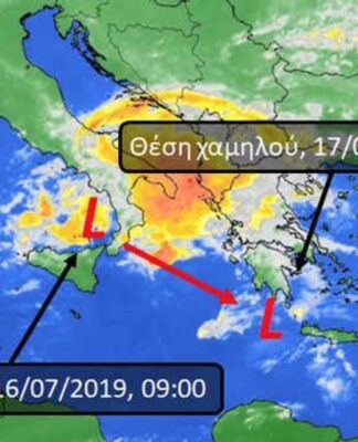 Καιρός – Αντίνοος: Έτσι θα χτυπήσει τις επόμενες ώρες η κακοκαιρία