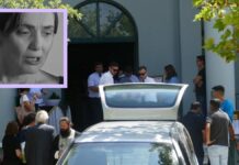 Θλίψη στην κηδεία της ηθοποιού Ελισάβετ Ναζλίδου