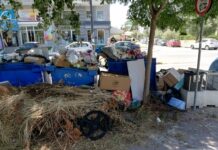 Θεσσαλονίκη: Βουνά σκουπιδιών μέσα στον καύσωνα.