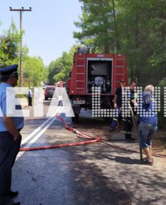 Μεγάλη φωτιά στην Αρχαία Ολυμπία. Εκκενώνεται ο Ξηρόκαμπος