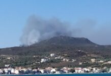 Ελαφόνησος: Σε εξέλιξη μεγάλη φωτιά – Εκκενώνεται το «Camping»