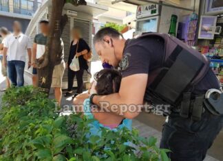 Λαμία: Επιχείρησε να σφάξει τη γυναίκα του στην πλατεία – Σκληρές εικόνες