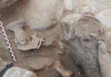 Εντυπωσιακά ευρήματα στη Φλώρινα: Δείτε τις χρυσές μάσκες Μακεδόνων πολεμιστών (Photos)